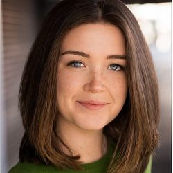 Megan Wicks plays the dual roles of LouAnne Callender and Callie Callender (daughter of Cash and LouAnne).